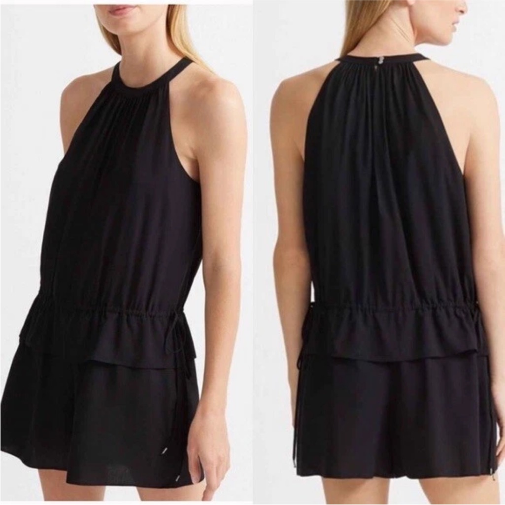 Club Monaco Black Halter Romper 00